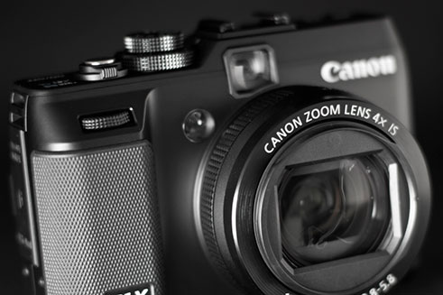 A picture of the Canon G1X camera, taken for a camera guide. 