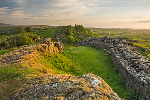 Image of Walltown on Hadrian’s Wall, commissioned by the Northumberland National Park Authority.