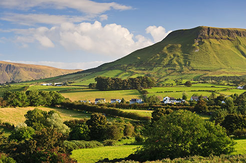 Lurigethan mountain in Cushendall, Northern Ireland. An image commissioned by Halsgrove Publishing.